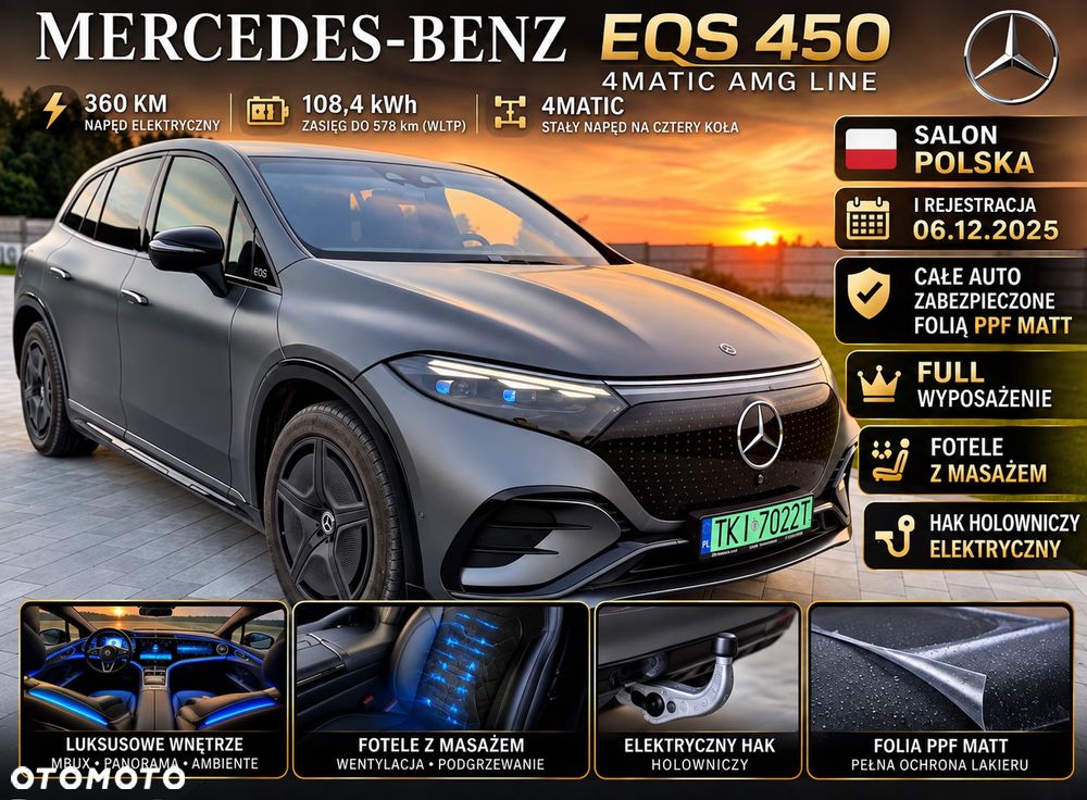Mercedes-Benz EQS 450 108.4kWh 4-Matic AMG Line Twoja Edycja - 1