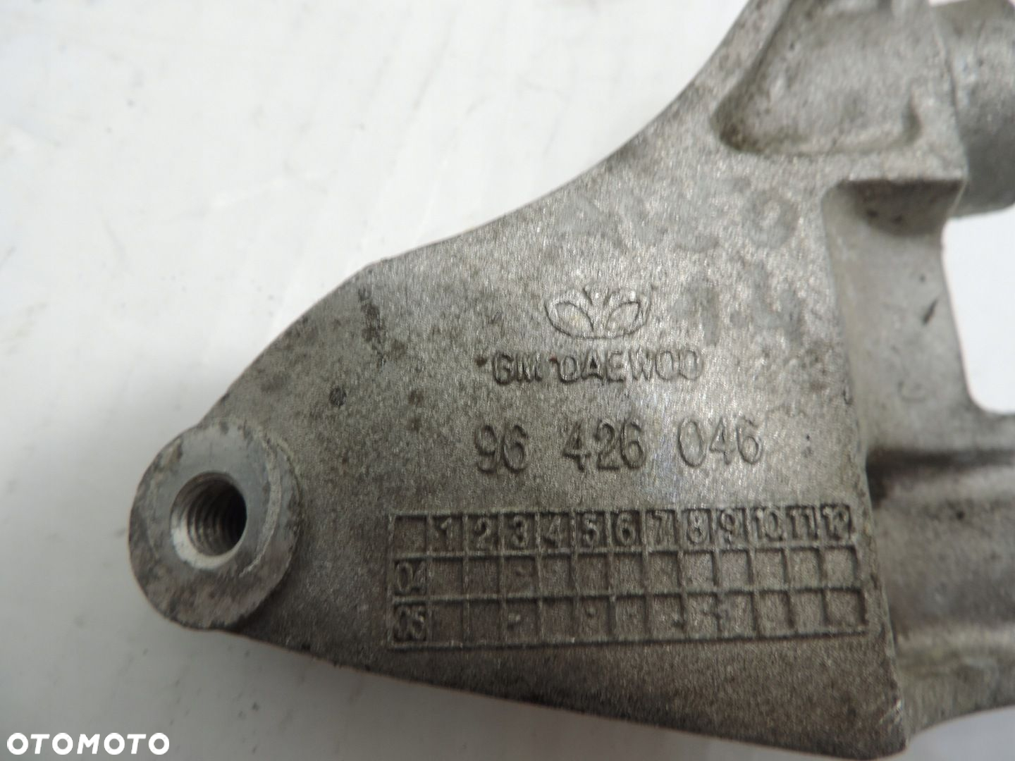 CHEVROLET KALOS AVEO 1.4 BENZYNA ŁAPA MOCOWANIE SILNIKA 96426046 - 3
