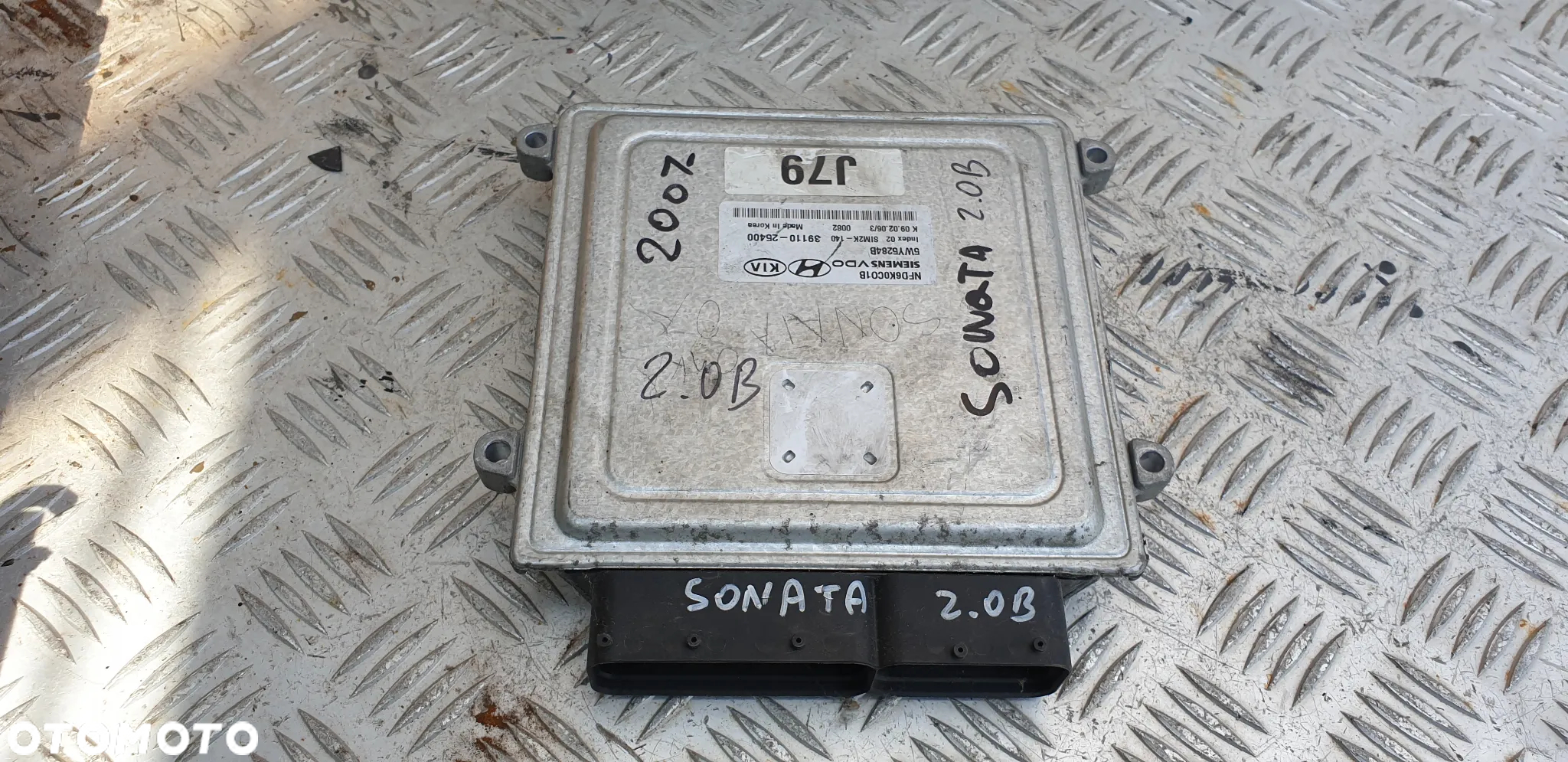 hyundai sonata v kia 2.0 b sterownik komputer silnika 39110-25400 5wy5284b - 2
