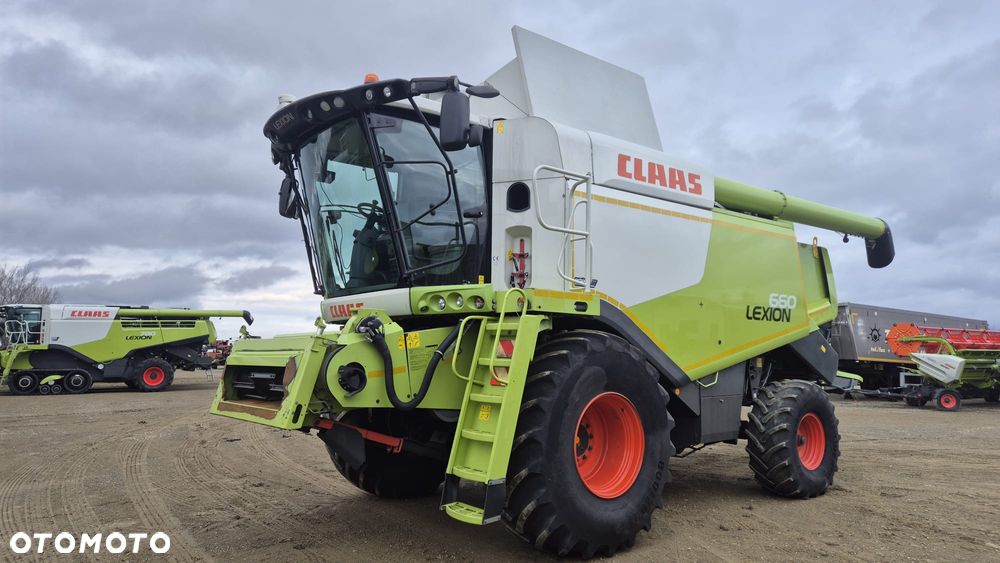Claas Lexion 660 z hederem - 1