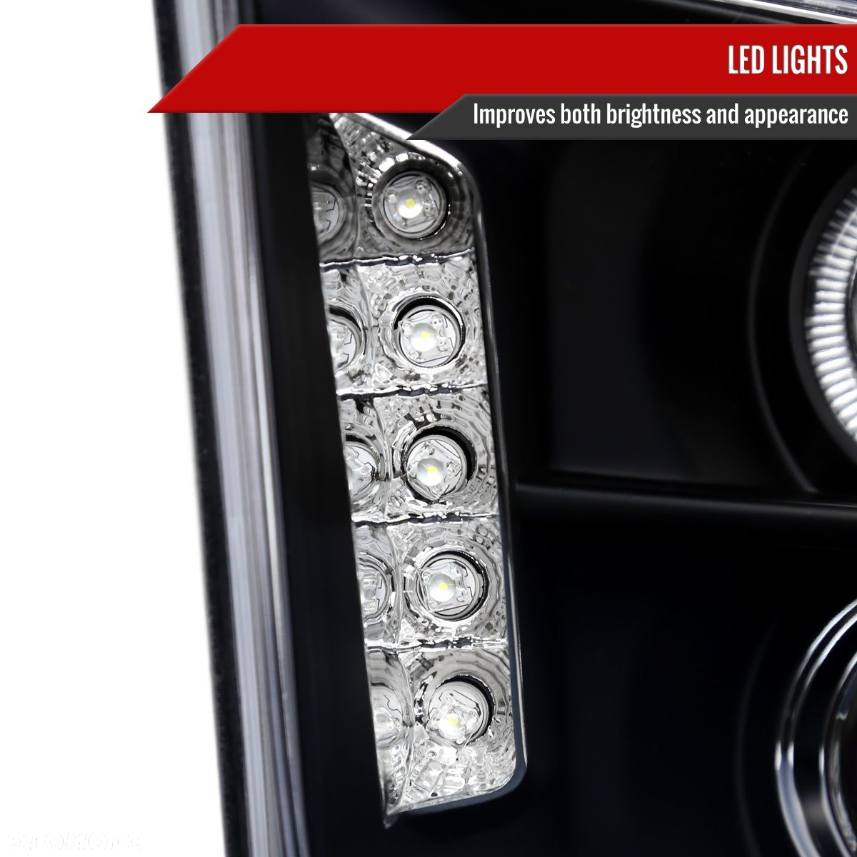 Reflektor Lampa kpl Led Ring Angel Eyes Tuning Ford Mustang V 5 2004-2009 - 4