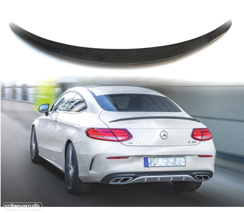 AILERON LIP SPOILER TRASEIRO MERCEDES C COUPE W205 14-18 - 4