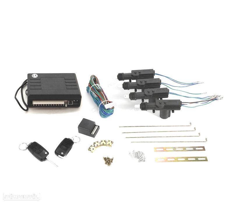 FECHO CENTRALIZADO UNIVERSAL COM MOTORES E 2 COMANDOS COM CHAVE RETRÁTIL - 1