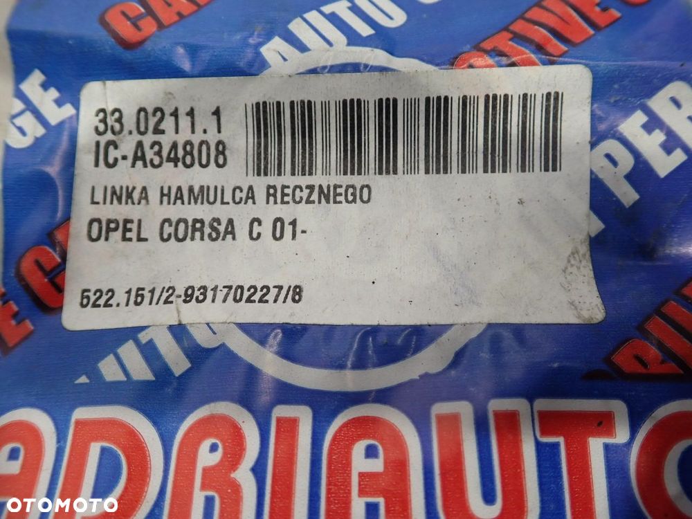 LINKA HAMULCA TYLNA OPEL CORSA-C 1.4  33.0287 33.0211.1 - 7