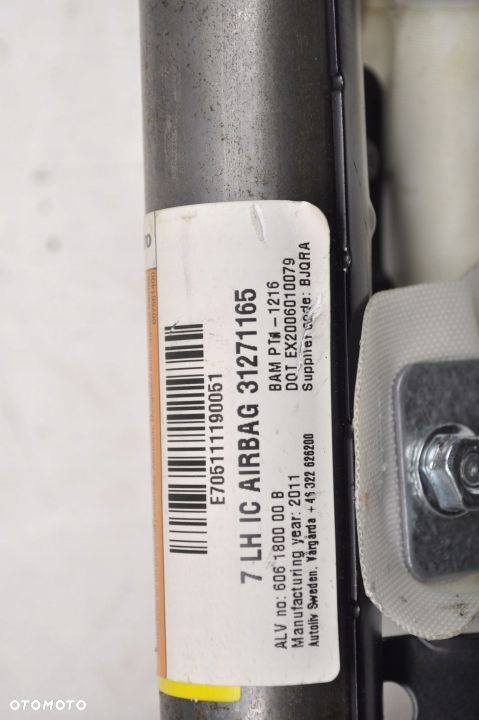 VOLVO XC90 KURTYNA AIRBAG LEWA 31271165 - 8