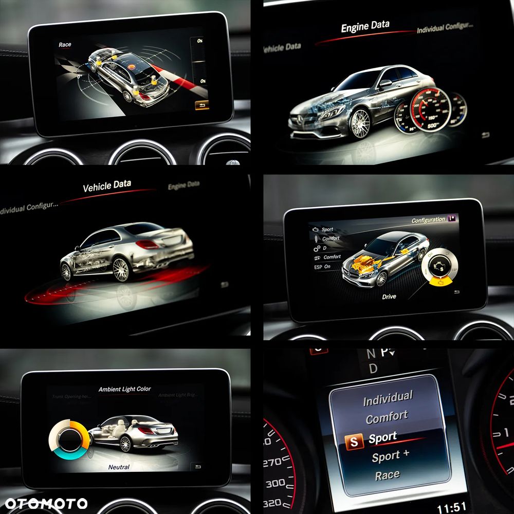 Mercedes-Benz Klasa C AMG 63 S AMG Speedshift 7G-MCT - 36