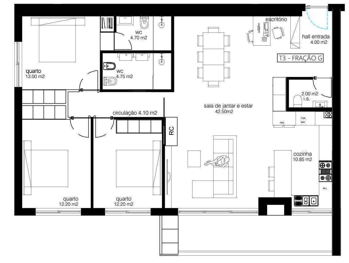 Invista no Domus Castle: Apartamentos T3 Exclusivos em Vila Verde - Grande imagem: 2/17