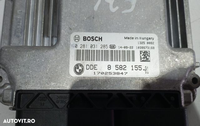 Calculator motor ECU 85821550-1 0281031285 2.0D N47D20A 184Cp BMW Ser - 2