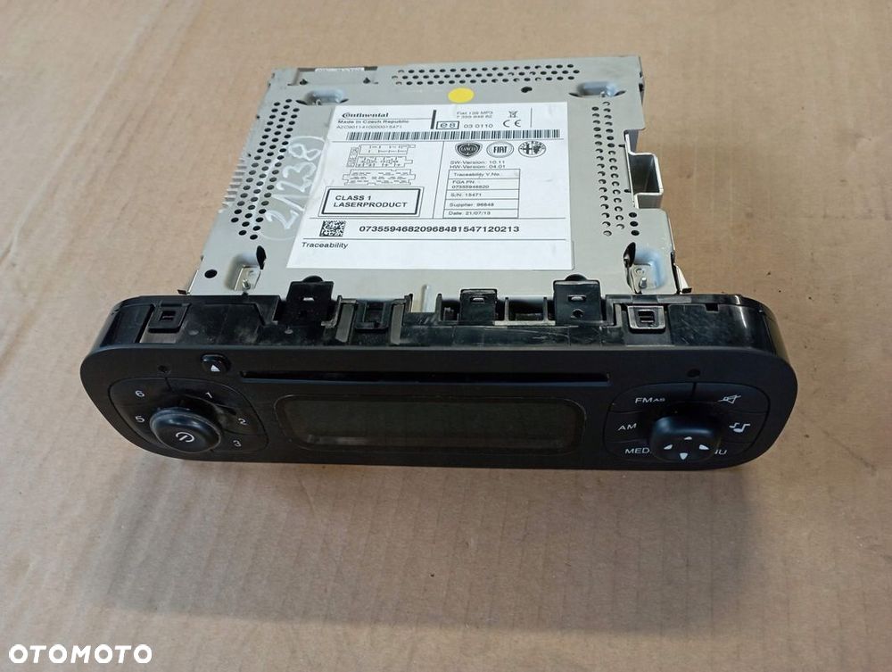 FIAT PANDA III 3 RADIO WYŚWIETLACZ 735594682 - 3