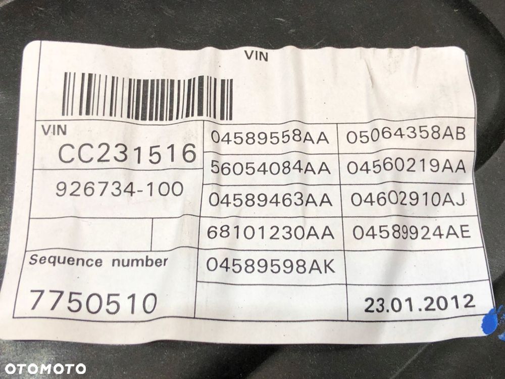 grand cherokee wk2 podnośnik szyby prawy przód - 4