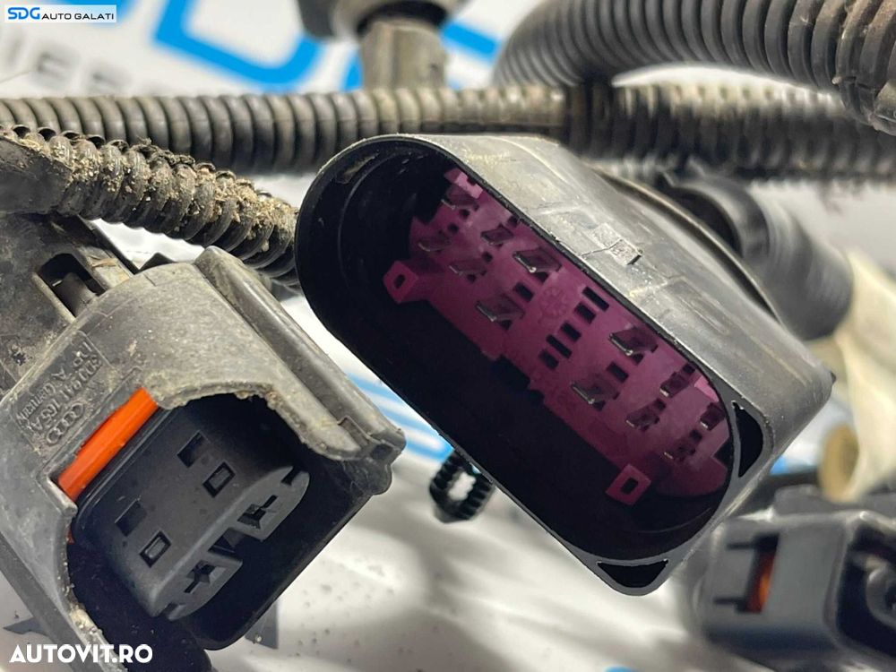 Cablaj Instalatie Electrica Pentru Proiectoare Ceata si 6 Senzori Parcare de pe Bara Spoiler Fata Volkswagen Touareg 7L 2003 - 2007 Cod 7L6971095A [D0288] - 4