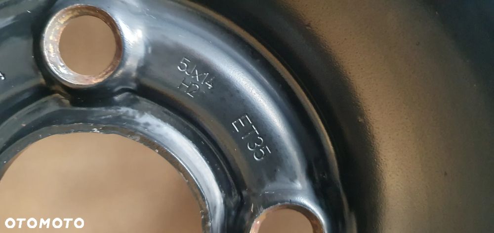 Felgi stalowe z oponami 165/70 R14 5J 4X100 ET35 VW UP 1S0601027 - 13