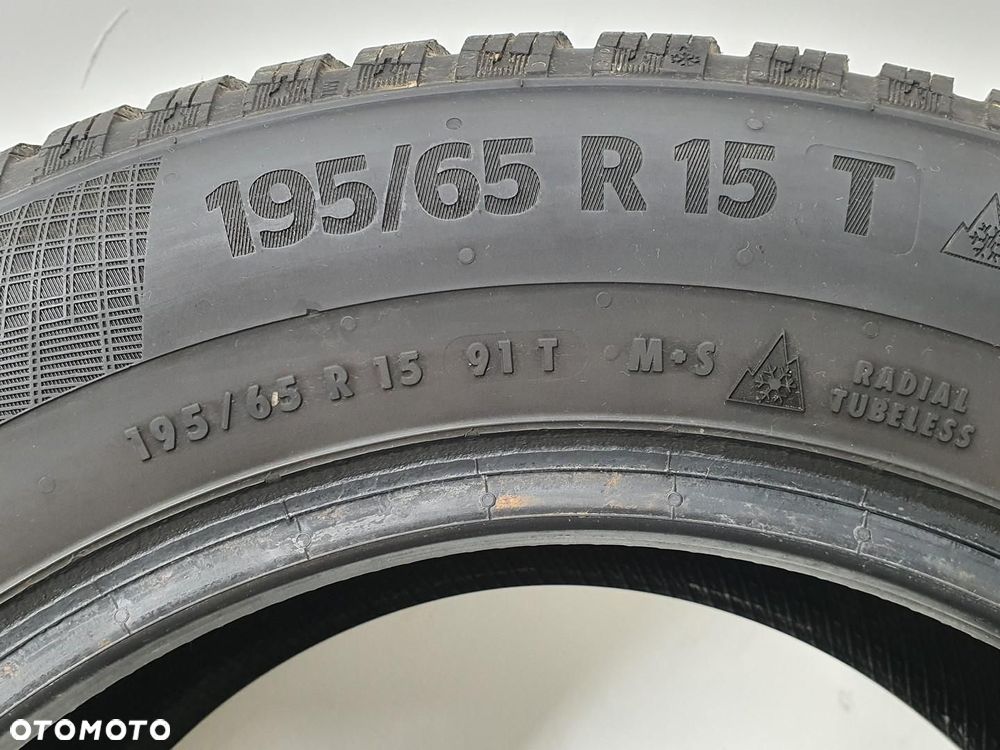 OPONY CONTINENTAL WINTER CONTACT TS860 195/65/R15 5MM 2SZT - 4