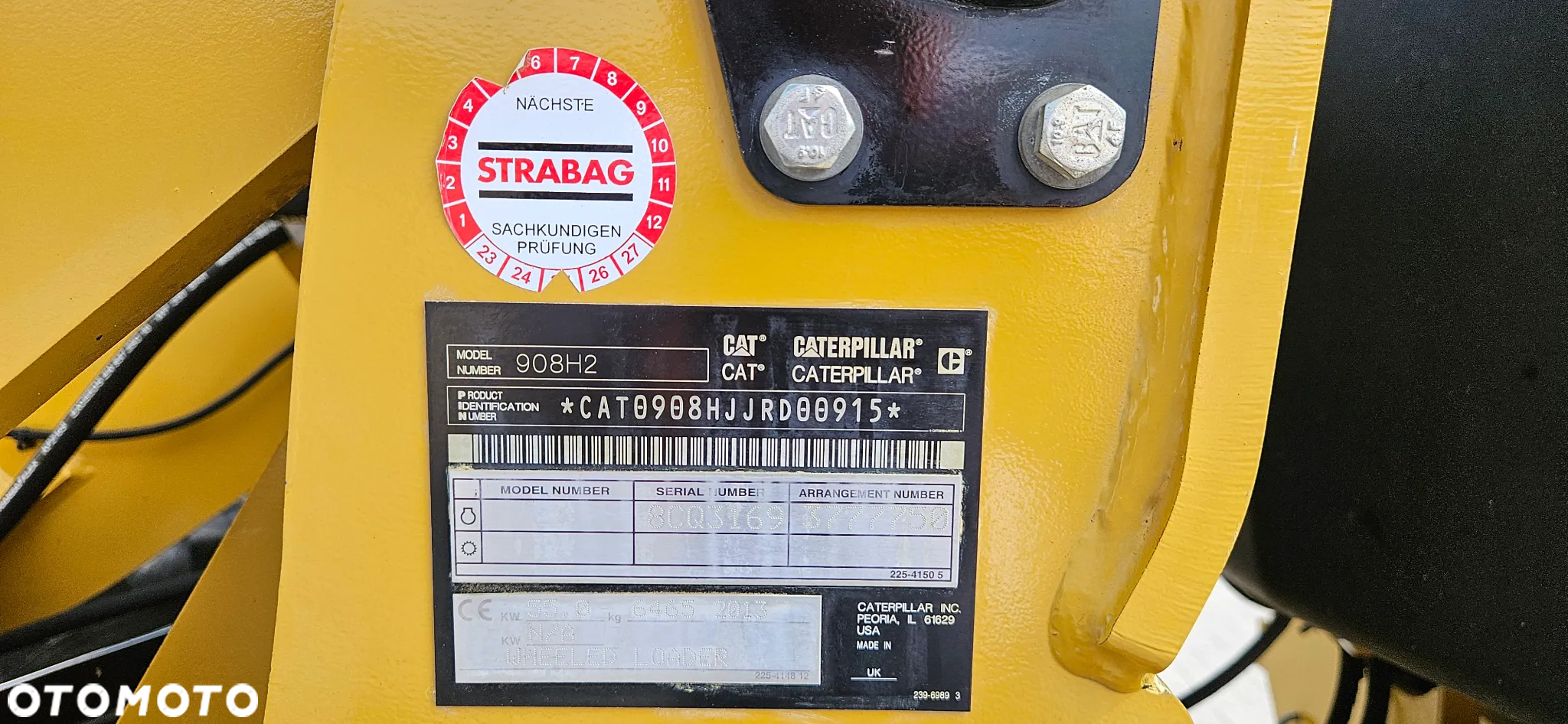 Caterpillar 908H2 z 2013 rok tylko 4700 mtg! z Niemiec - 16