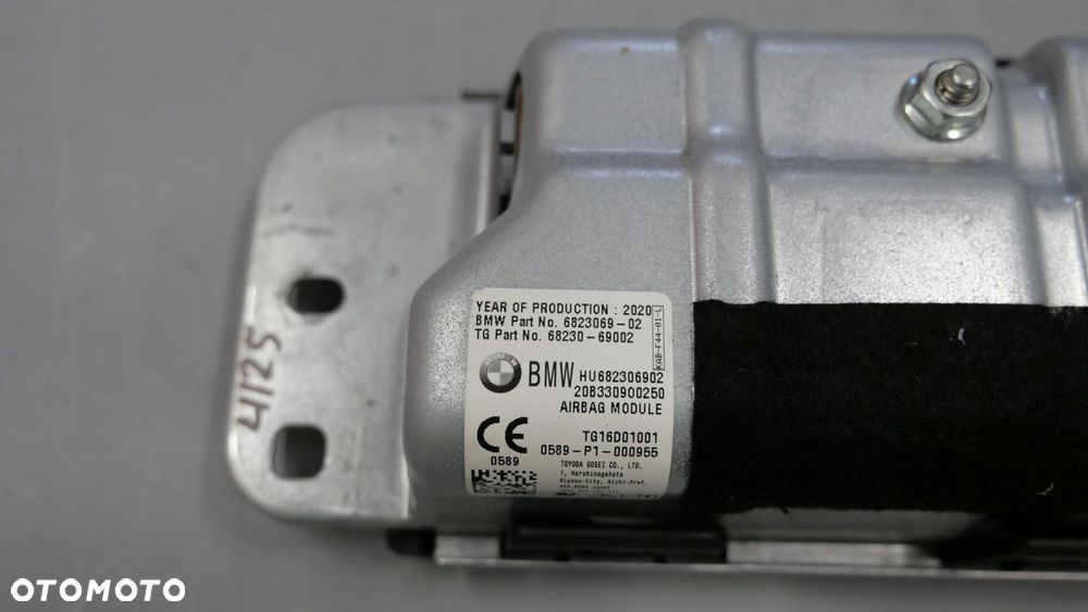 bmw 2 f44 gran coupe poduszka kolanowa lewa kierowcy 6823069 airbag - 9