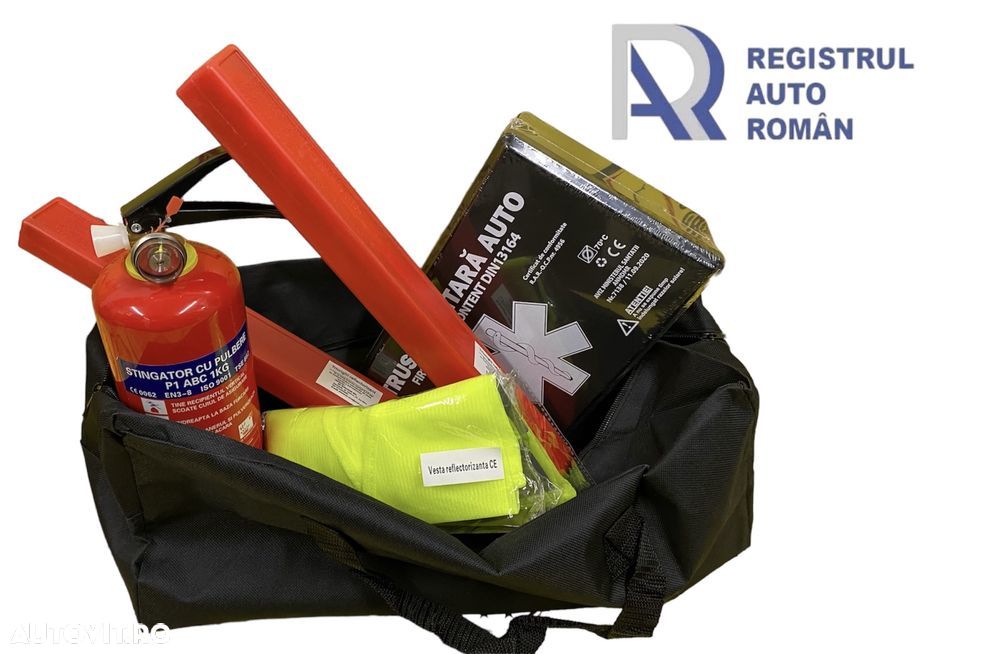 Kit legislativ auto siguranta rutiera Extinctor Trusa +Kit pana+ cadou - 2