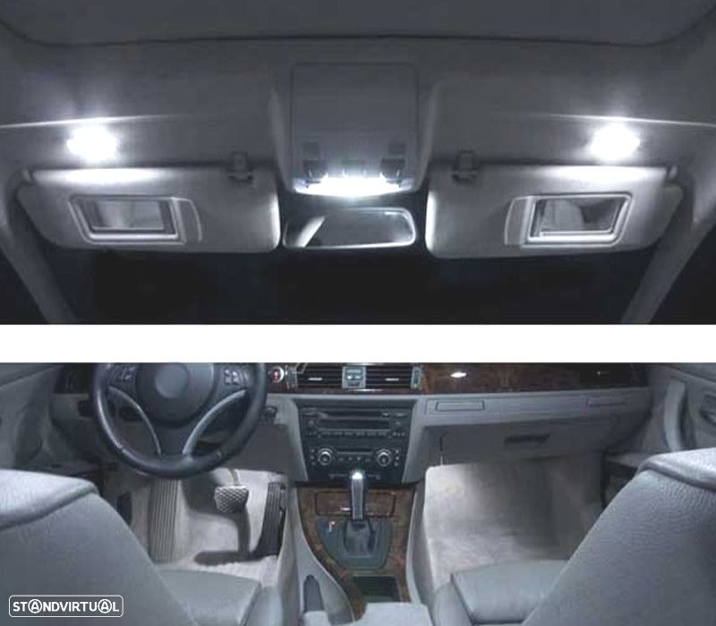 KIT COMPLETO 17 LAMPADAS LED INTERIOR PARA BMW SERIE 3 E91 318D 335D 320D XDRIVE 330XI 330I 318I 335 - 2