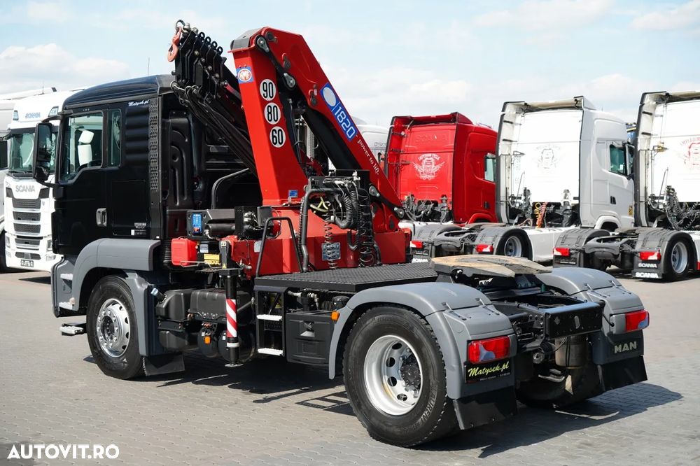 MAN TGS 18.480 / 4x2 / HDS HMF 1820 K6 / 17.2 m REACH / MANUAL / RADIOCOMANDĂ / IMPORTAT - 14