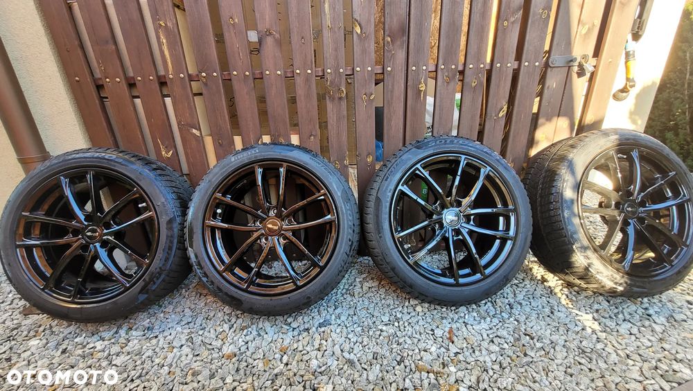 Komplet 4 szt koła: felgi Brock B38 18" Et34 + opony zimowe Pirelli SottoZero3 225/50 R18
