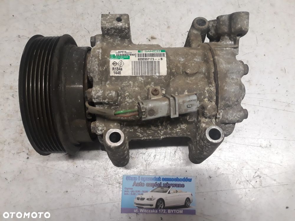 SPRĘŻARKA KLIMATYZACJI RENAULT CLIO III 1,2 16V SANDEN 8200357173B - 1