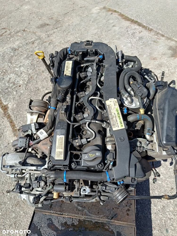 MERCEDES W212 W204 W207 SILNIK KOMPLETNY 2.2 CDI 651911 180 tyś km - 1