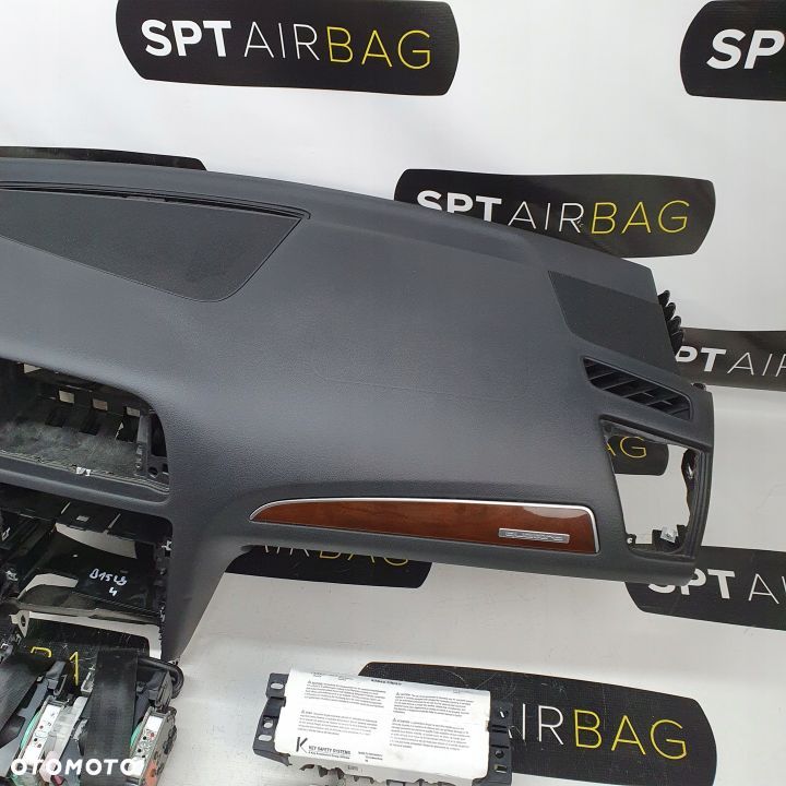 AUDI Q5 8R DESKA ROZDZIELCZA KONSOLA KOKPIT PULPIT PODUSZKI AIRBAG AIR BAG PASY KIT SET - 4