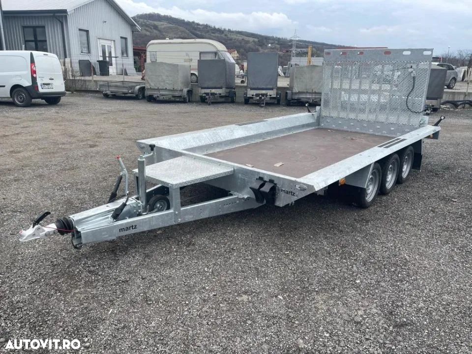 Martz Remorca Transport utilaje  400/180cm 3 axe - 2