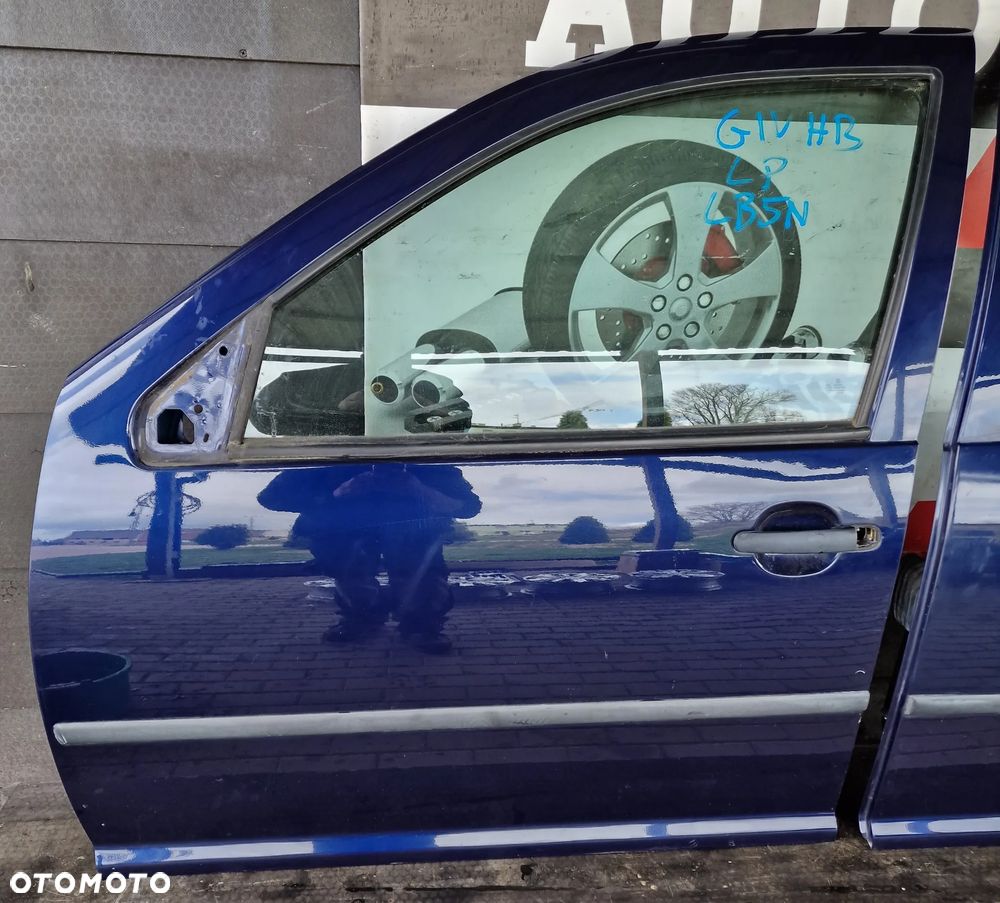 DRZWI LEWE TYŁ VW GOLF IV HB 5D LB5N - 4