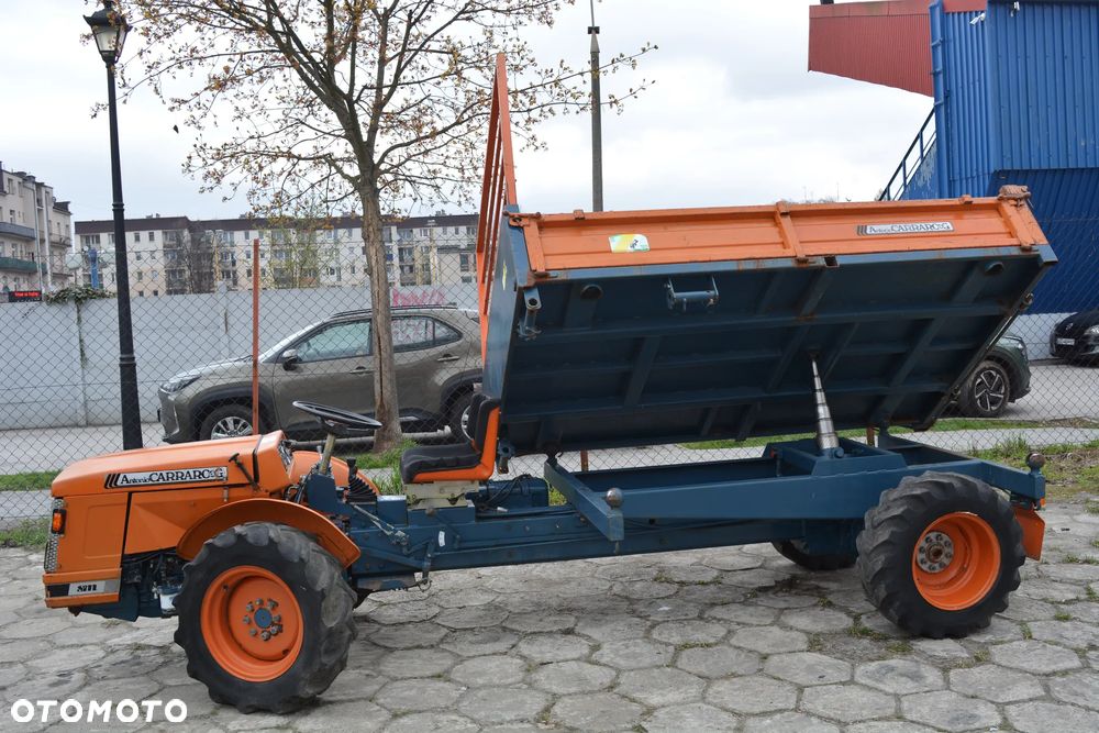 ANTONIO CARRARO UNITRANS Tipo 4800 _SOLIDNY TRAKTOREK 4x4 z PRZYCZEPĄ 3 STRONNA WYWROTKA BLOKADY REDUKTOR BIEGI SZOSOWE TERENOWE-WOM - 12