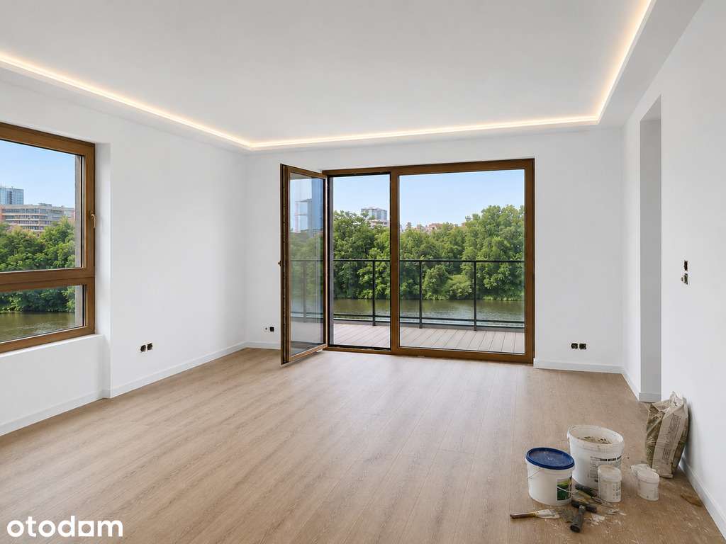 Penthouse nad Odrą do wykończenia. 3 lub 4 pokoje
