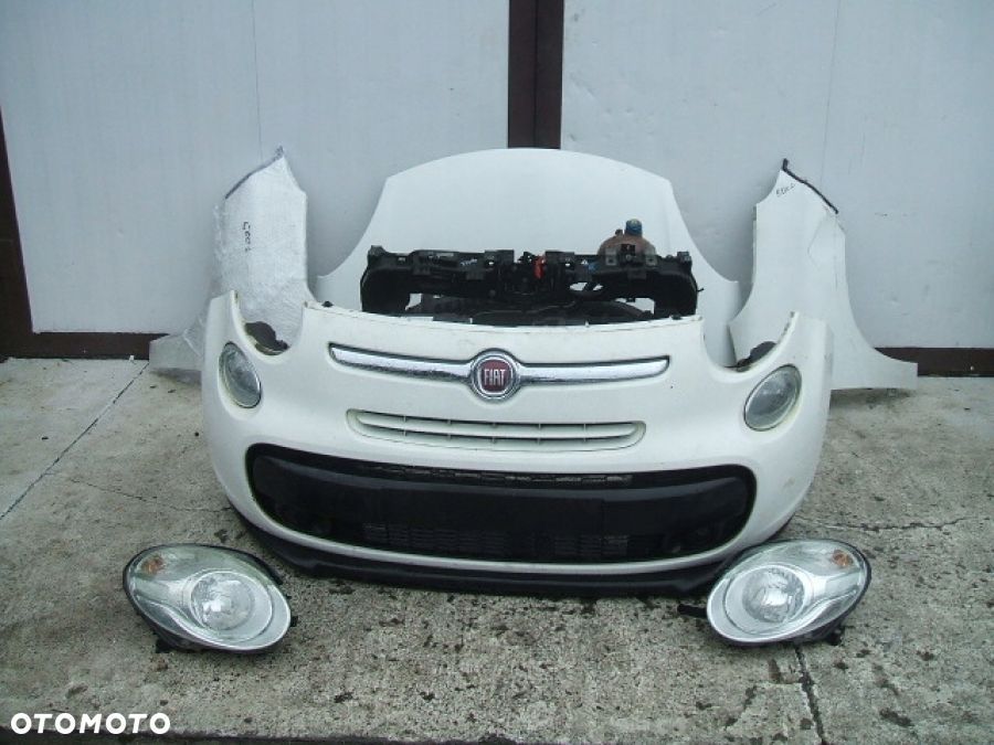 FIAT 500L diesel MASKA BŁOTNIK ZDERZAK LAMPY WZMOCNIENIE PRZÓD 934/A 268/A - 2