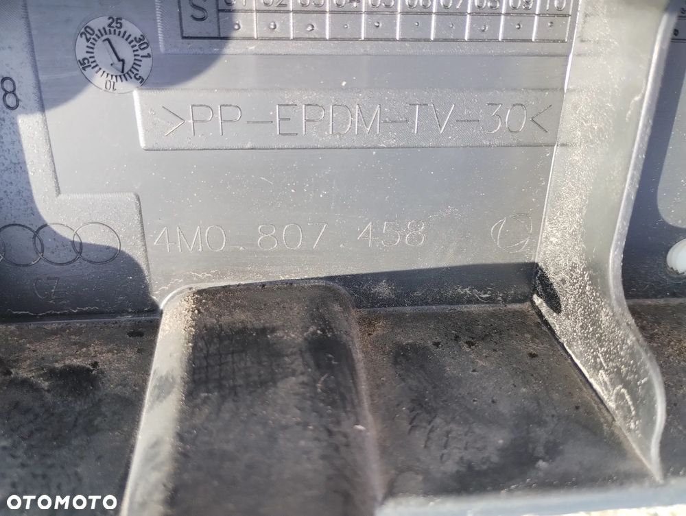 Audi SQ7 Q7 Ślizg Mocowanie Zderzaka Tył Tylny 4M0807458 - 5