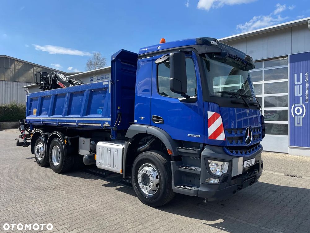 Mercedes-Benz AROCS 2536 6x2 EURO6 WYWROTKA TRÓJSTRONNA Z BORDMATIKIEM + HDS HIAB - 3