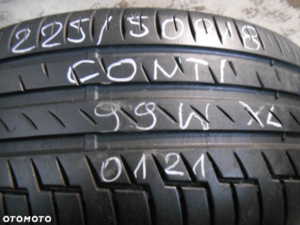 OPONY 225/50R18 CONTINENTAL PREMIUM CONTACT 6 XL DOT 0121 / 4320  7.1MM - 2