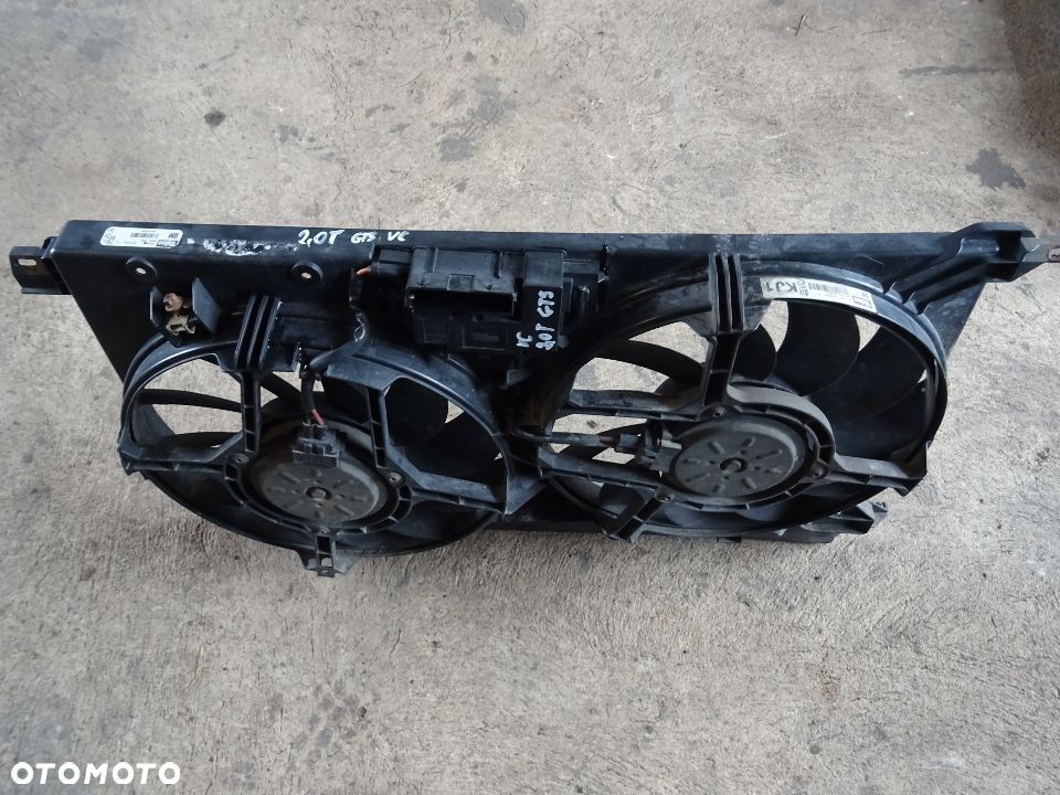 OPEL VECTRA C SIGNUM 2,0T SAAB WENTYLATOR WENTYLATORY CHŁODNICY MODUŁ - 4
