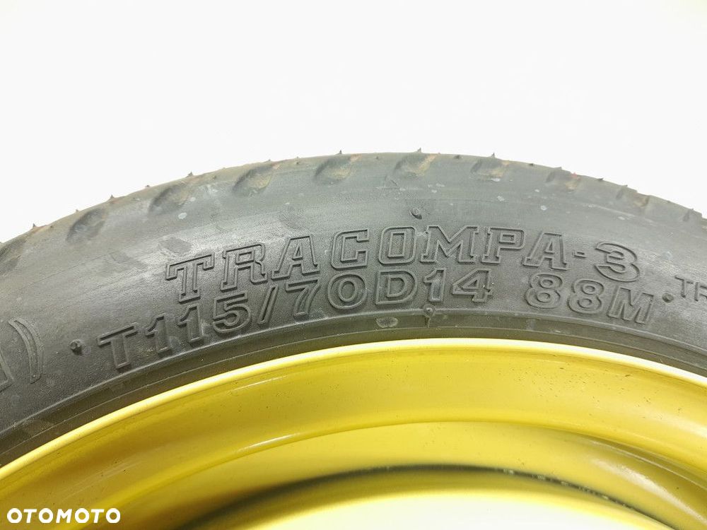 HONDA CITY IV LIFT- KOŁO DOJAZDOWE R14 4X100 115/70 R14 4JX14 - 2
