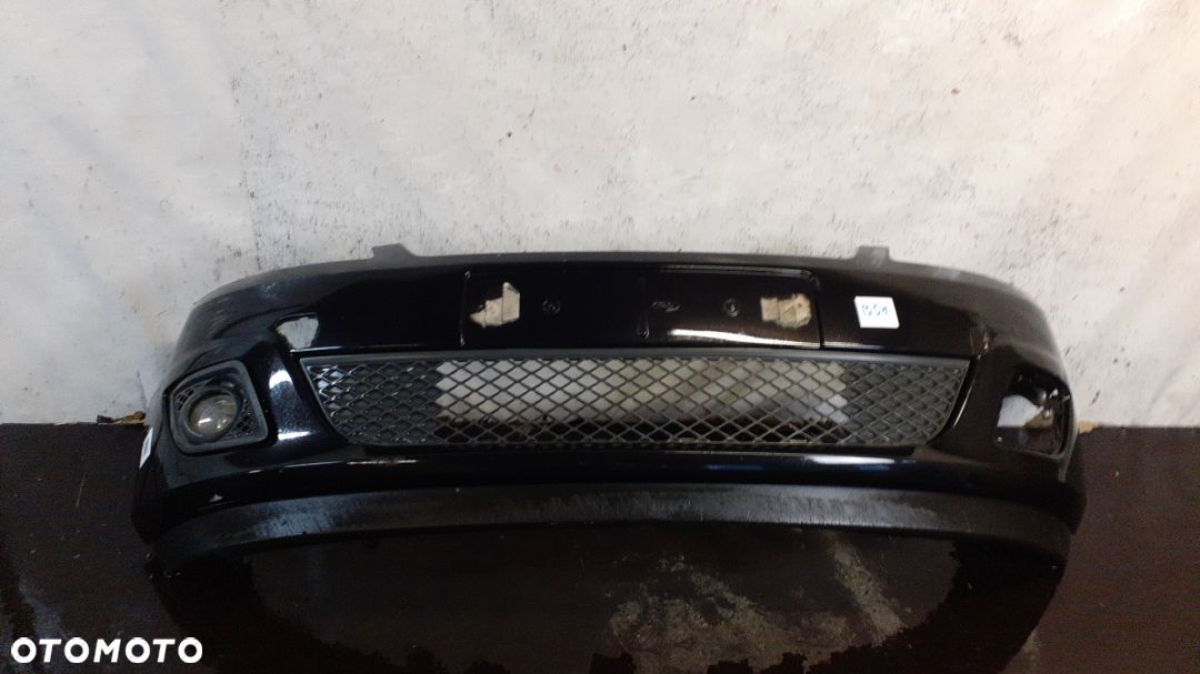 ^ ZDERZAK PRZÓD PRZEDNI FORD FIESTA MK.6 6 VI D2 CZARNY LIFT FL HALOGENY - 1