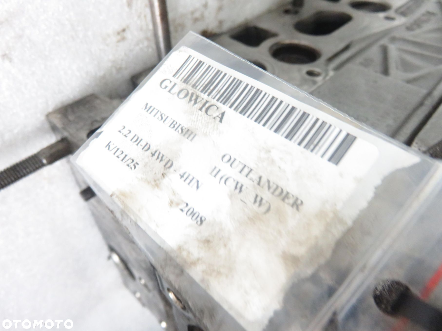 GŁOWICA MITSUBISHI OUTLANDER II 2.2 DI-D 9651569780 9685481010 4HK - 12