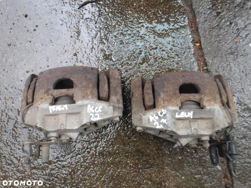 Audi A6 C6 2.7  TDI zacisk hamulcowy przod tarcze swap 320mm - 1