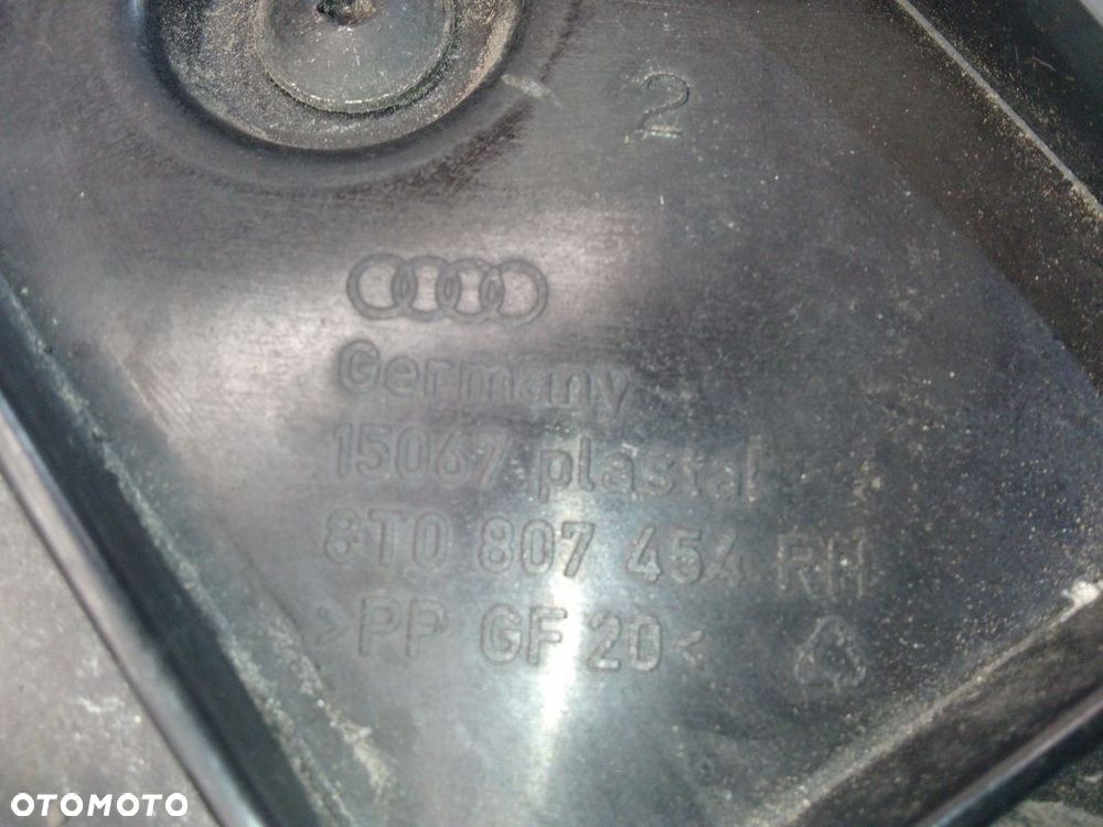 ŚLIZG ZDERZAKA AUDI A5 COUPE PRAWY TYŁ 8T0807454 - 4