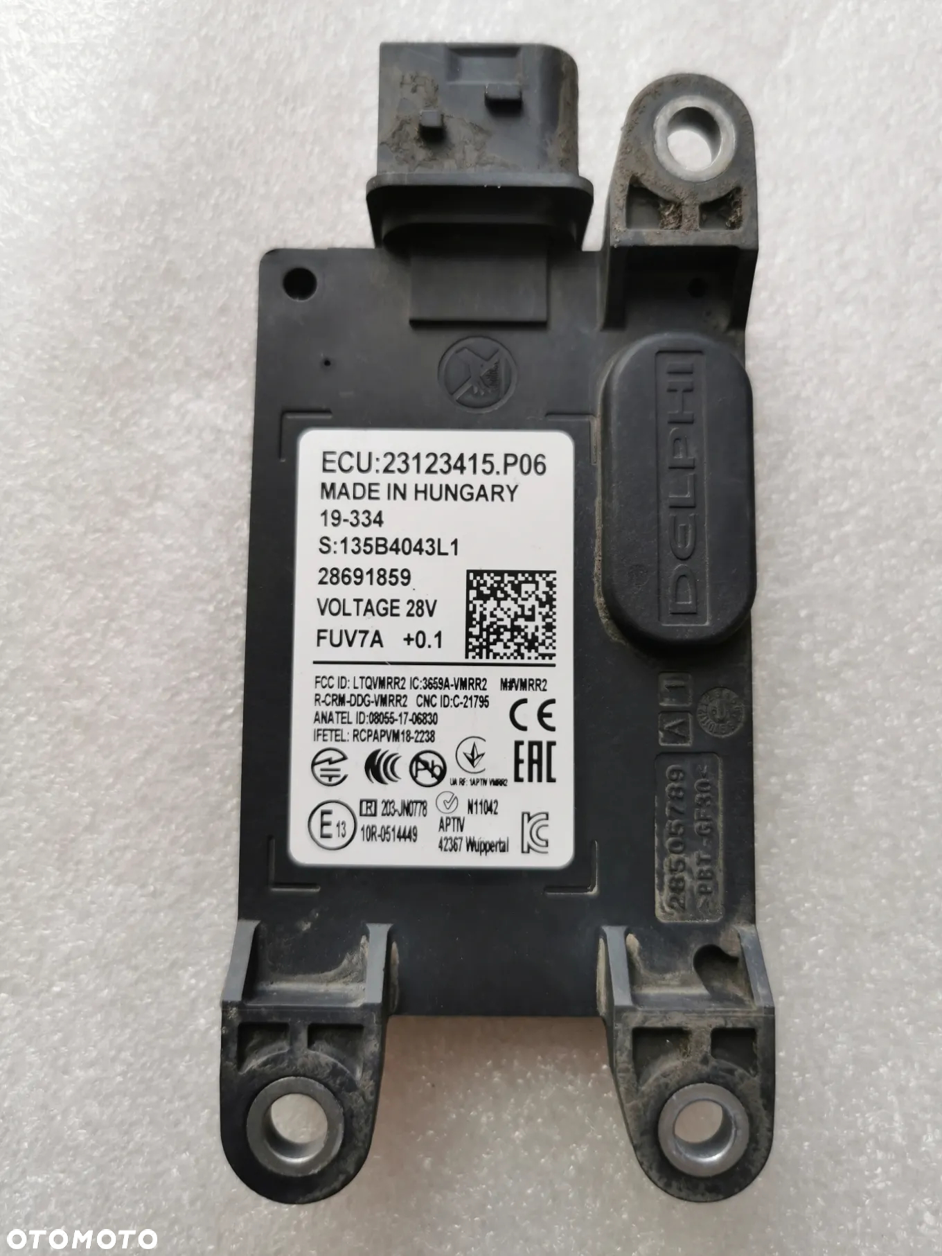 Volvo FH4 FM4 Radar asystent pasa ruchu distronic 23123415 P06 - 2