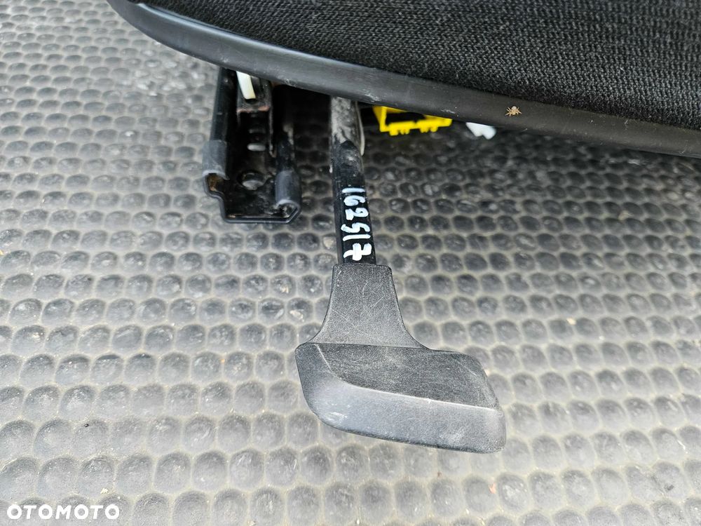 Fotel Kierowcy Siedzenie Welur Czarny Zagłówek BMW 3 E90 E91 2009r Lift LCI - 9
