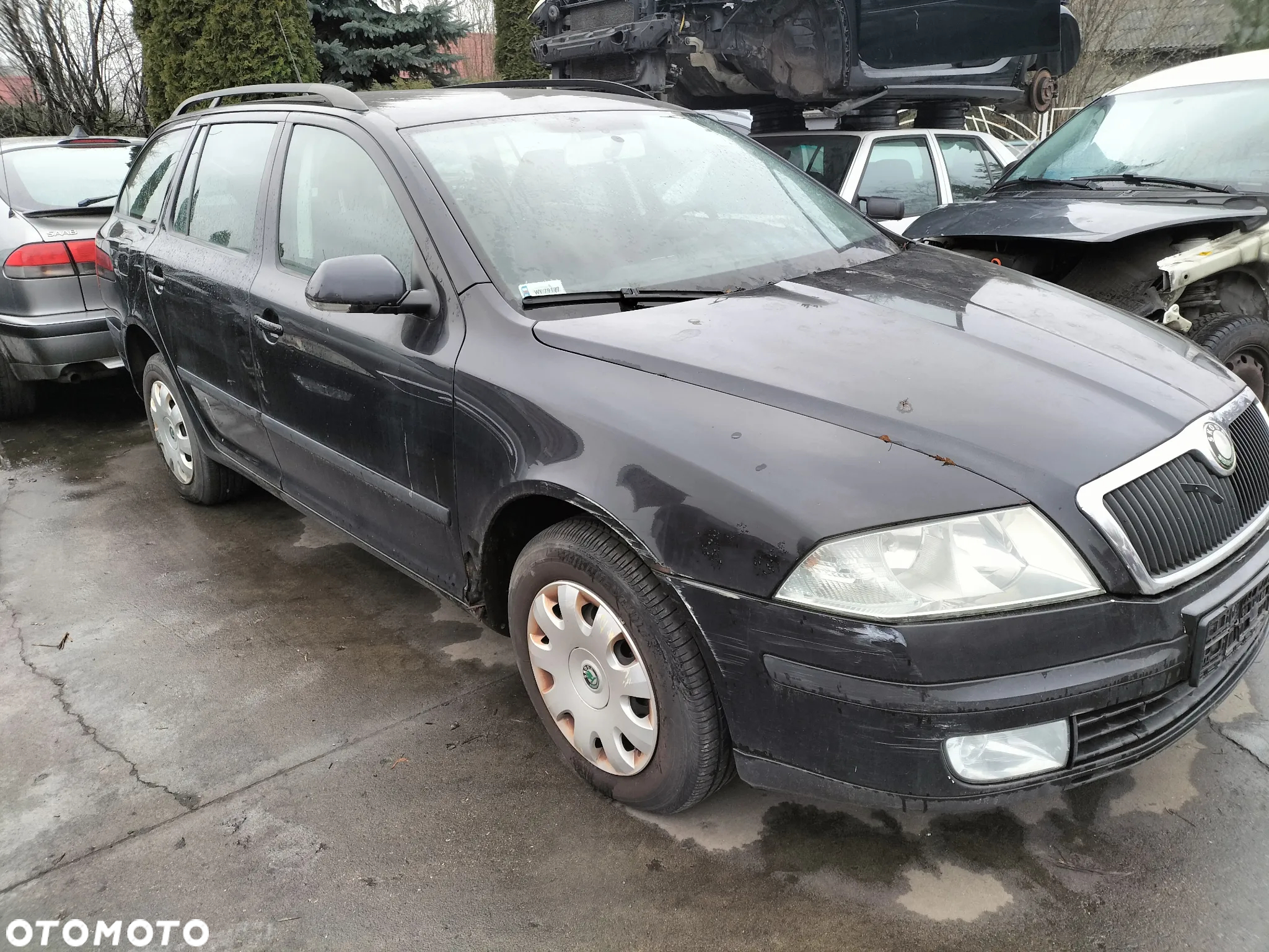 CAŁE AUTO NA CZĘŚCI LUSTERKA KIEROWNICA FOTELE LICZNIK SKODA OCTAVIA II PRZED LIFT - 2