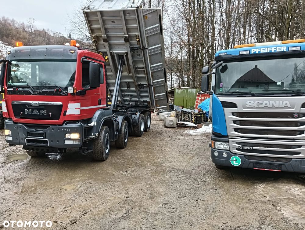 MAN TGS 35.480 8x4 8x4 Wywrotka Trójstronna | Hydroburta | Euro 5 | Resor - 8