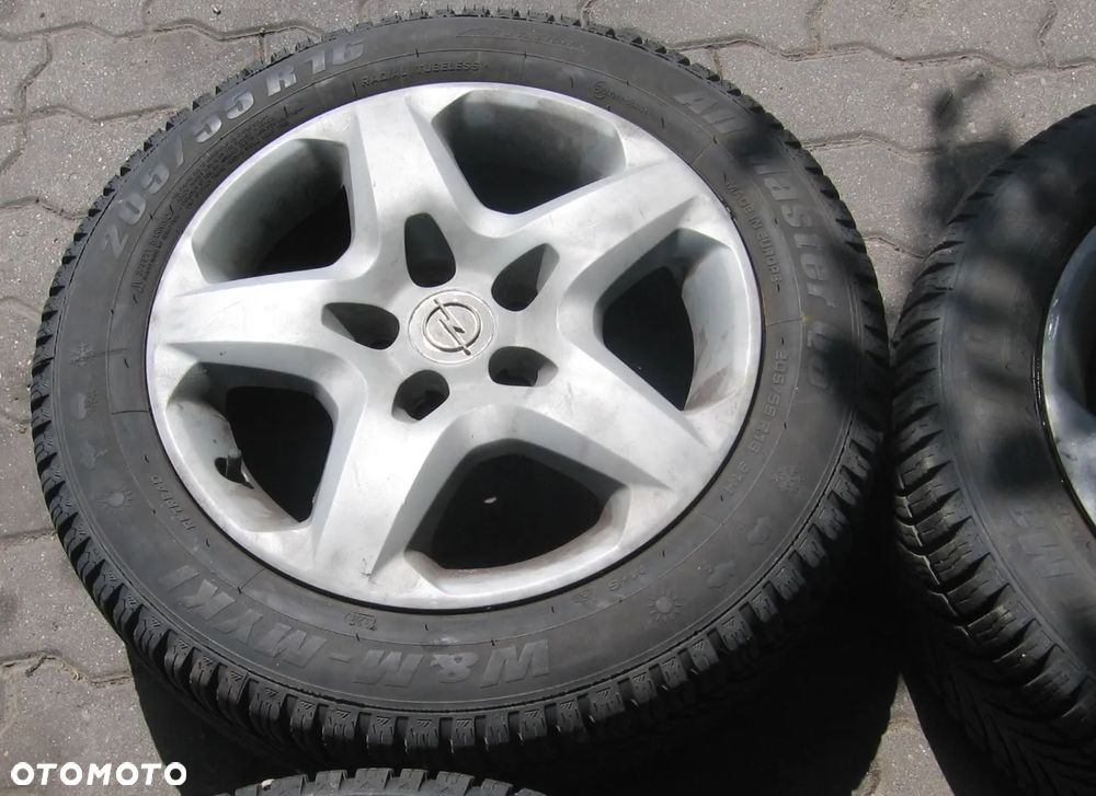 16" felgi komplet felg koła kołpaki MERIVA B ASTRA H 5X110 strukturalne - 3