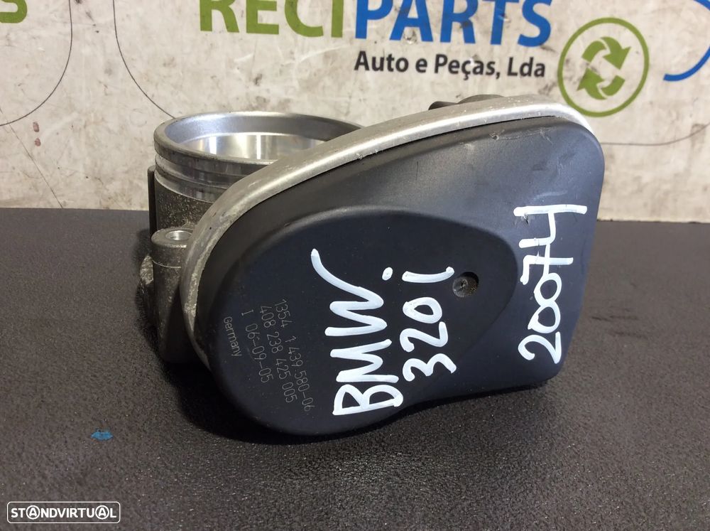 Borboleta Admissão BMW 320i E90 150cv ano 2006  13541439580 06 - 2