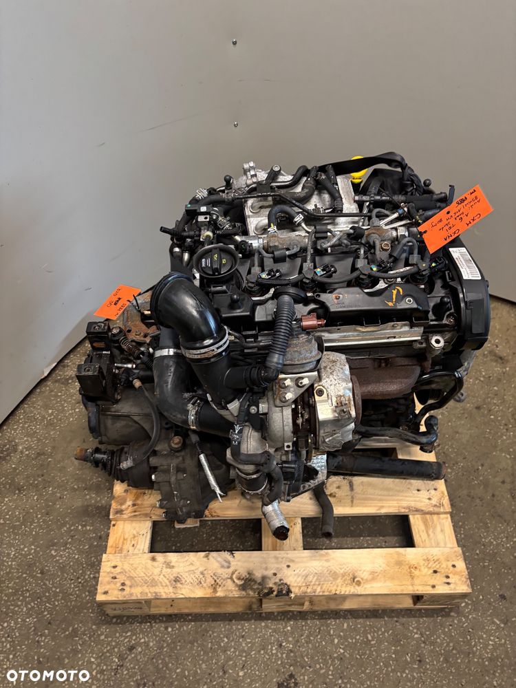 Silnik komplertny Audi seat skoda 1.6 tdi CXM CXMA 115 koni - 13