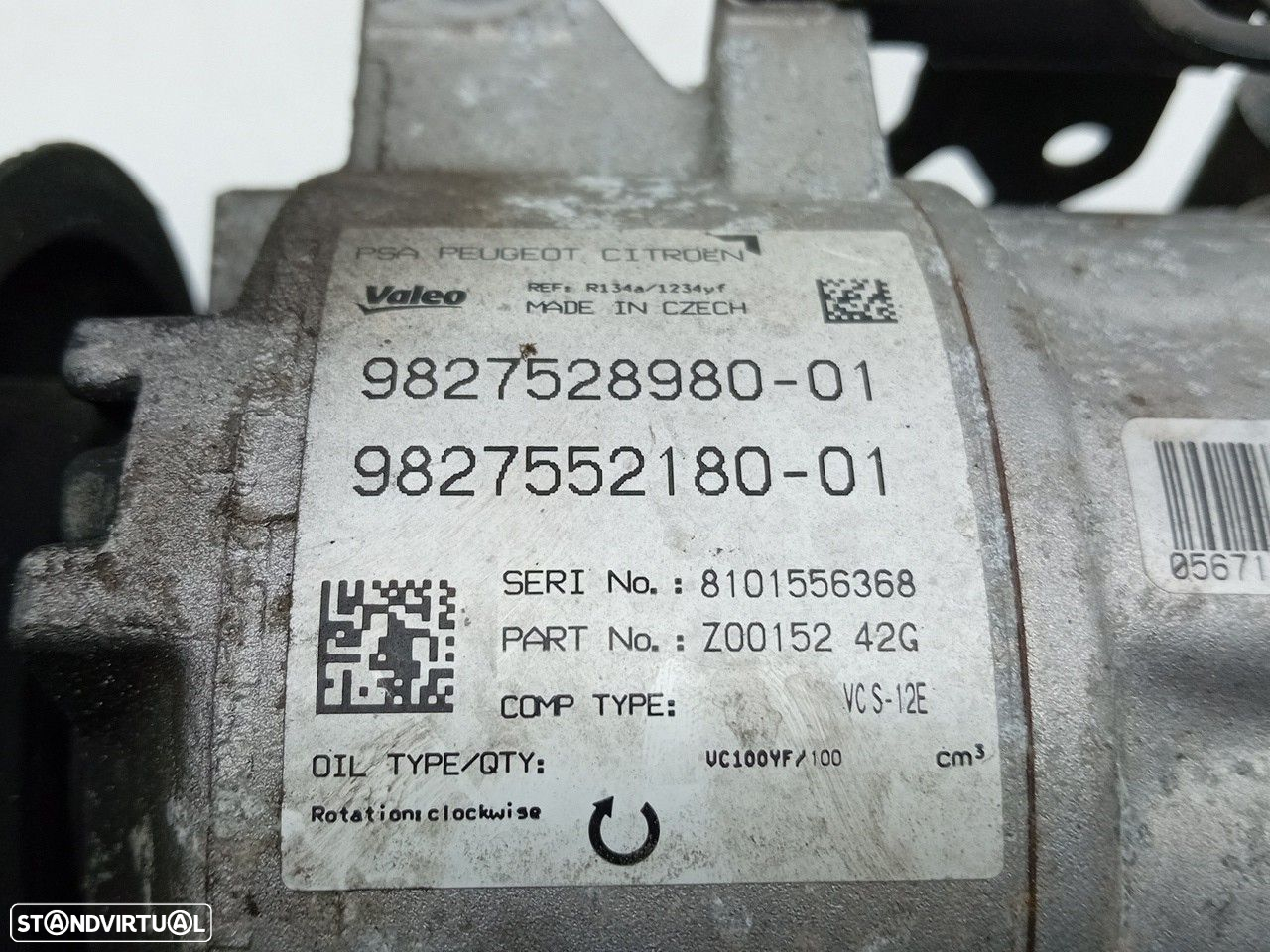 Compressor AC PEUGEOT 308 SW II Van (LC_) - 5