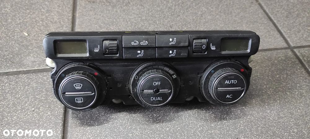 Panel Klimatyzacji  VW Passat B6 Golf 5 Jetta  3C0907044DK Podgrzewane fotele CLIMATRONIC - 1