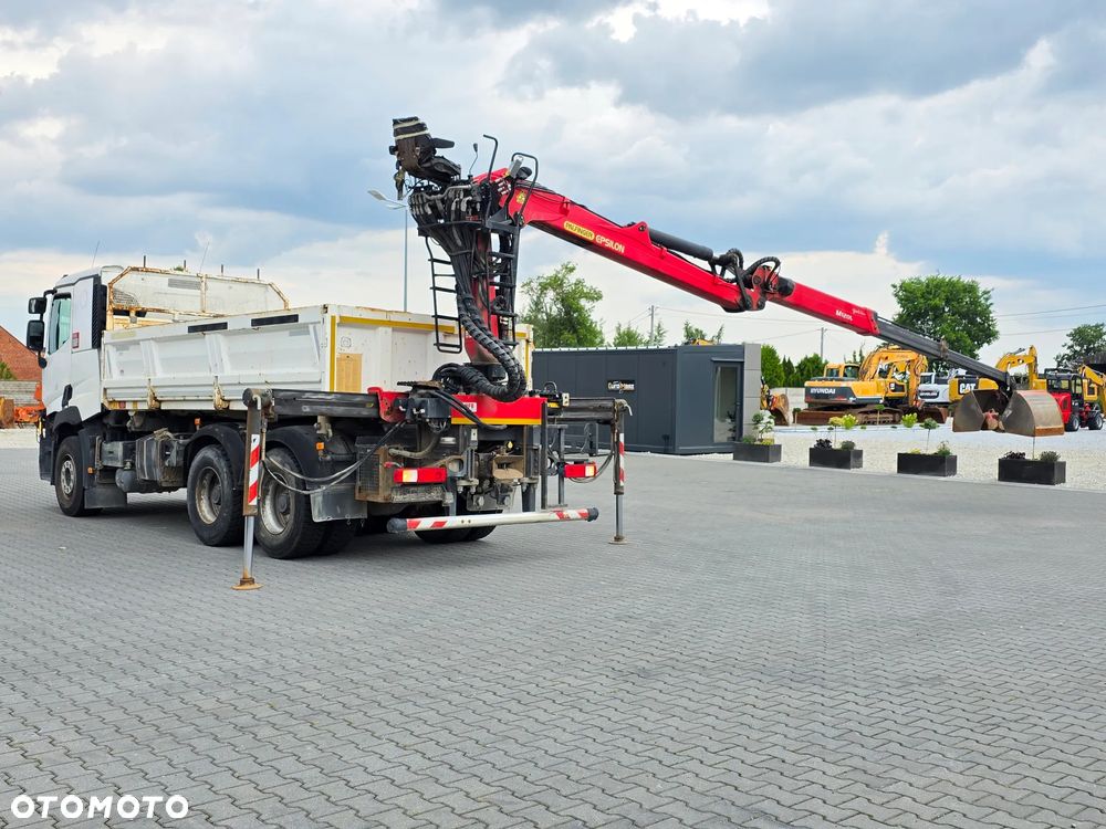 Renault C430, HDS PALFINGER M120L97, MEILLER Kipper, 6X4, EURO 6 - 10